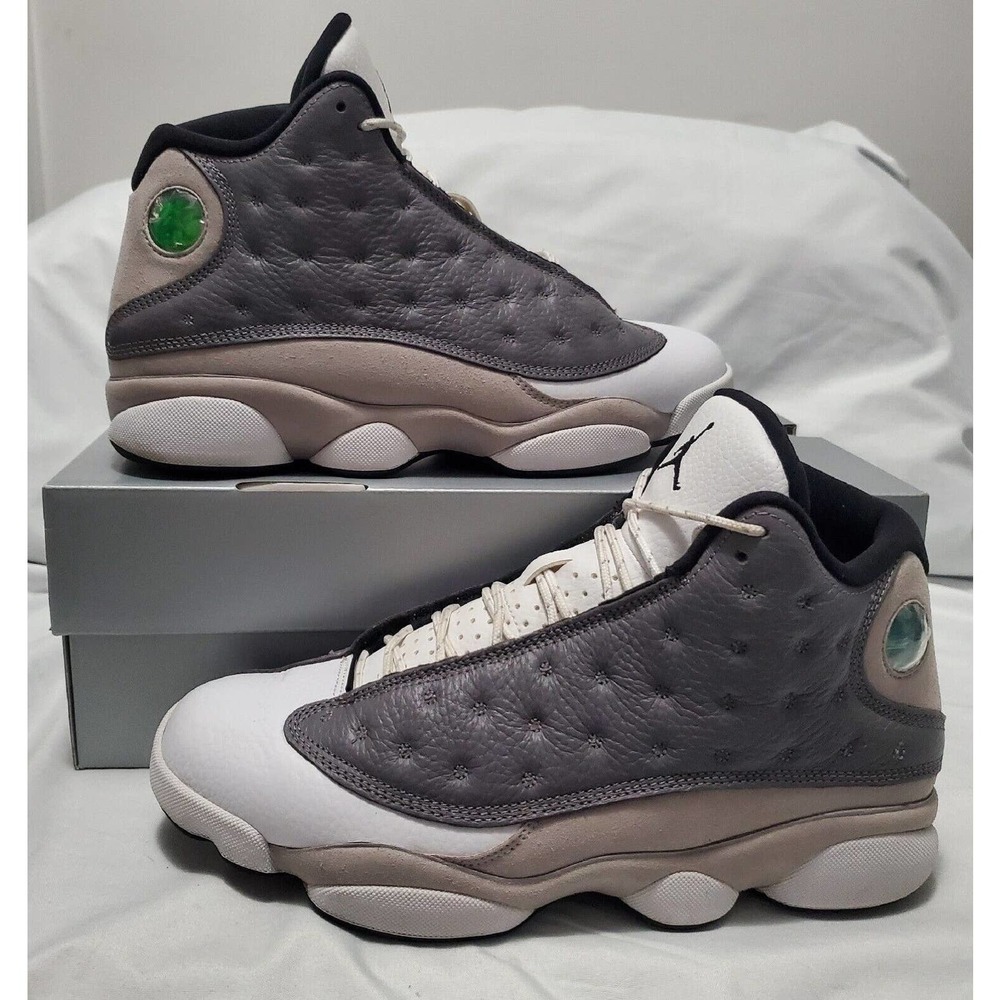 Air Jordan 13 Retro Atmosphere Grey Black White 414571 016 w/ Box Sz 8.5
